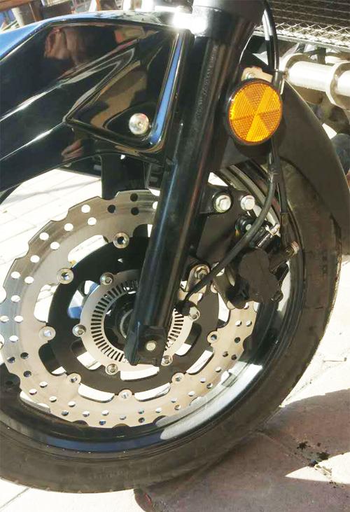 gw250摩托车改装加装abs防抱死改装 专用不破线不打磨配套件